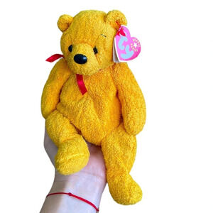 TY BEANIE BABIES “Poopsie” Winnie Teddy Bear Year 2001 Rare Vintage